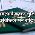 পাসপোর্ট করতে পুলিশ ভেরিফিকেশন বাতিল